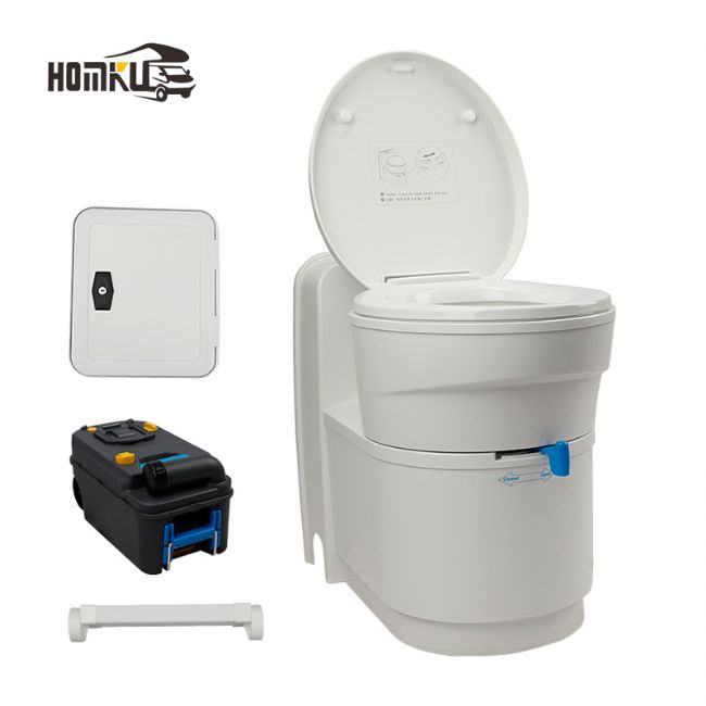 RV-Toilette mit Wasserspülung