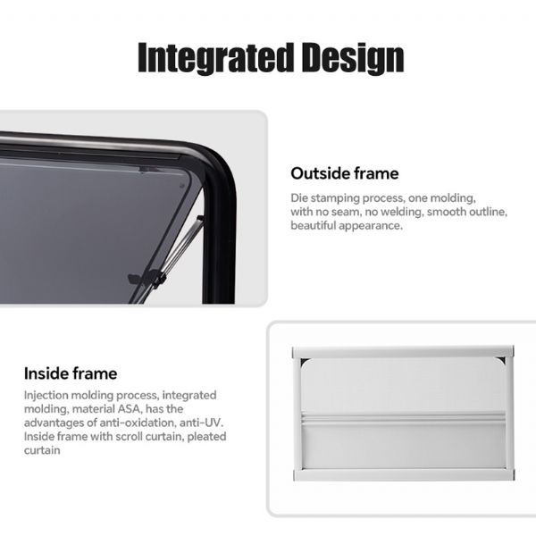 RV-Acryl-Scharnierfenster (Spleißen) - 71C56A