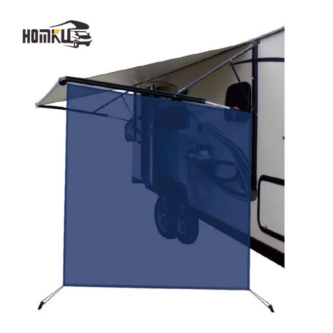 Sichtschutzrollo für die Seite