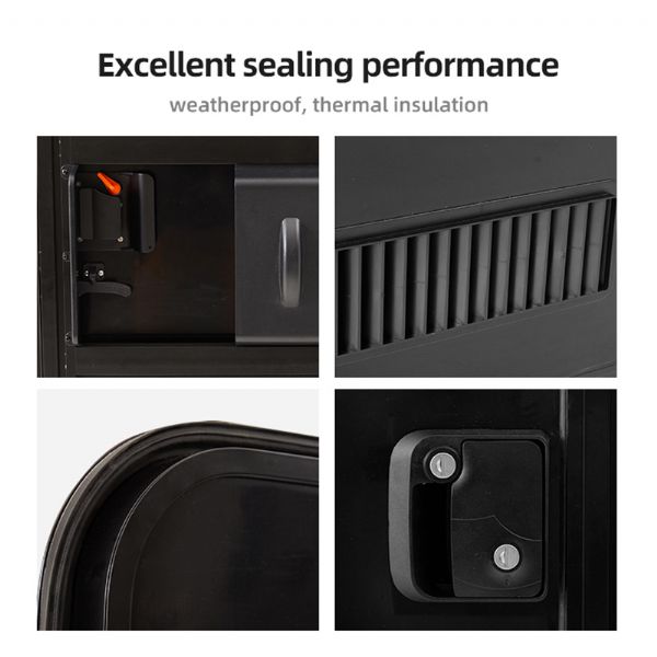 Einfachpunkt-Tür aus Aluminiumlegierung für Wohnmobile - 71C72E