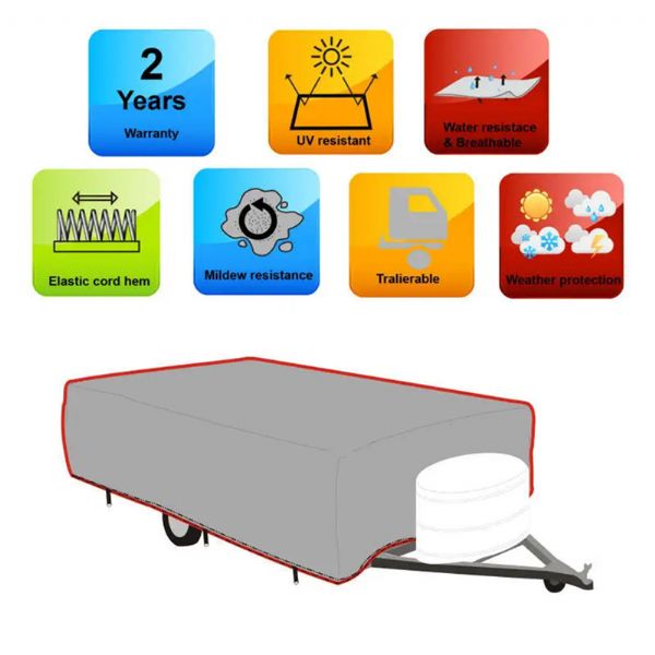 Pop Up Klappbare Campingdecke - 90B10A